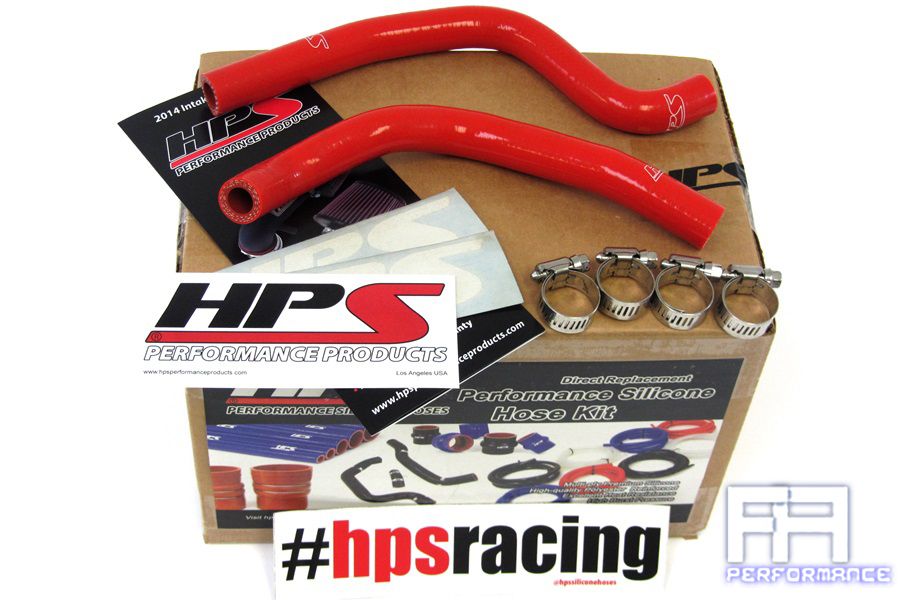 HPS Reinforced Silicone Radiator Coolant Hose Kit For Honda 03-06 CR85R Red