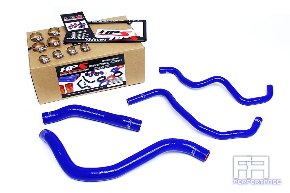 HPS Silicone Radiator+heater Hose For 08-12 Accord 10-14 TSX 3.5L 3.5 LHD Blue