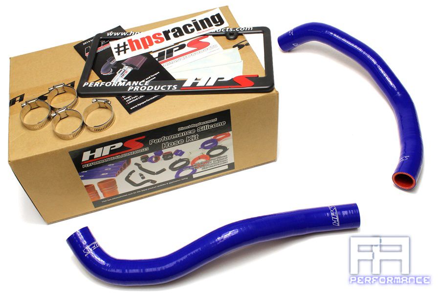 HPS Reinforced Silicone Radiator Coolant Hose Kit For 03-07 Accord 2.4 2.4L Blue