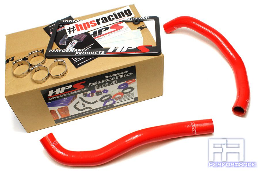 HPS Reinforced Silicone Radiator Coolant Hose Kit For 03-07 Accord 2.4L 4Cyl Red