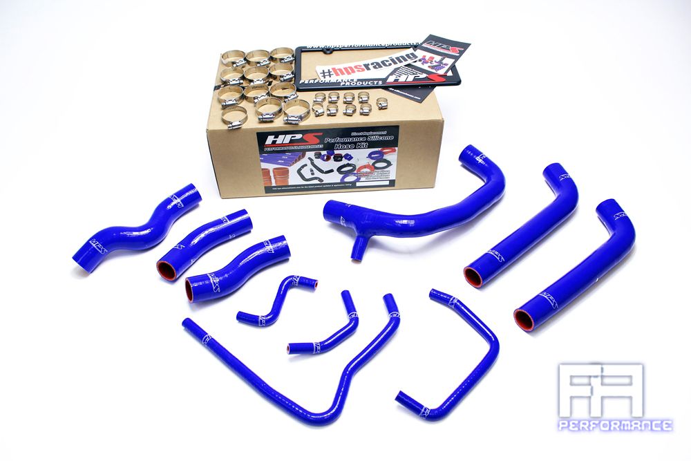 HPS Silicone Radiator Coolant Hose Kit For Toyota 00-05 MRS MR2 Spyder 1.8L Blue