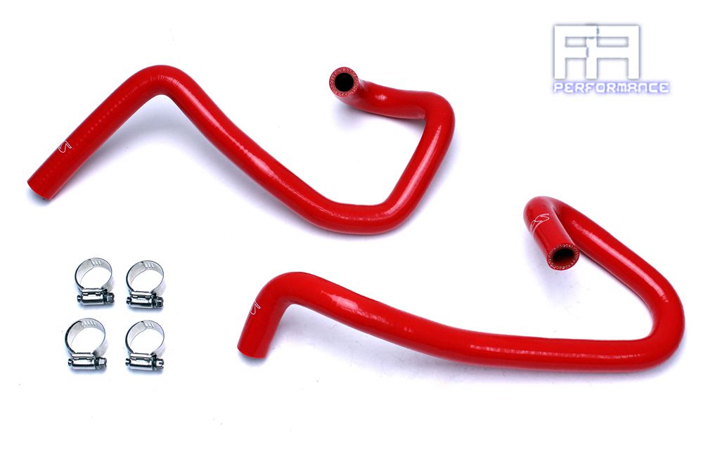 HPS Silicone Heater Coolant Hose Kit For Toyota 05-14 Tacoma 2.7 2.7L 4Cyl - Red