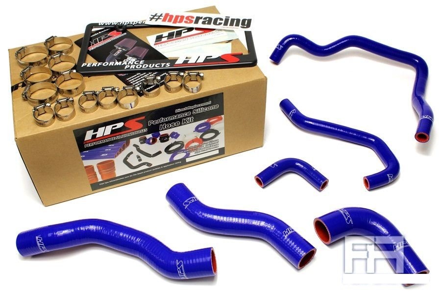 HPS Silicone Radiator+Heater Hose For Toyota 89-95 4Runner Pickup 2.4L LHD Blue