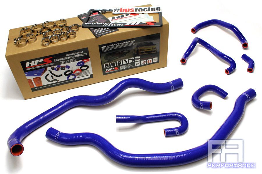 HPS Silicone Radiator + Heater Coolant Hose for Honda 06-09 S2000 AP2 LHD - Blue