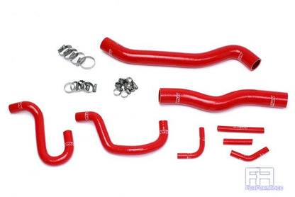HPS Silicone Radiator Heater Hose Kit For 12-16 Genesis Coupe 3.8L V6 LHD Red
