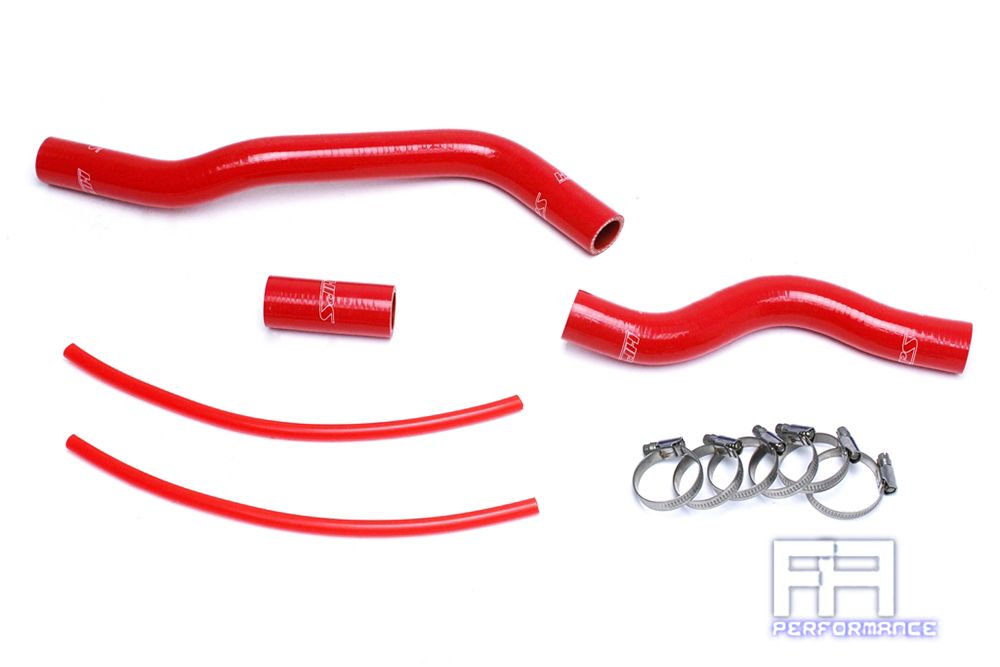 HPS Silicone Radiator Coolant Hose Kit For 01-05 Civic 1.7L Manual Trans Red