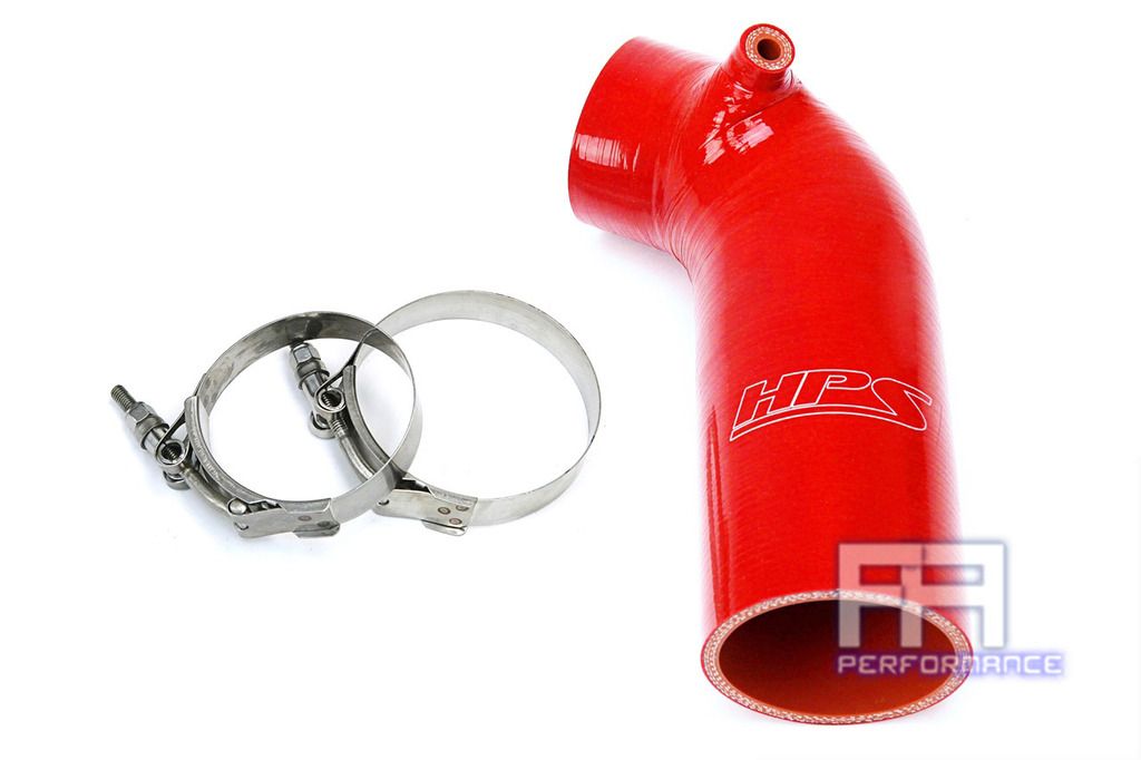 HPS Silicone Post MAF Air Intake For Honda 16-17 Civic *2.0L Non Turbo* Red