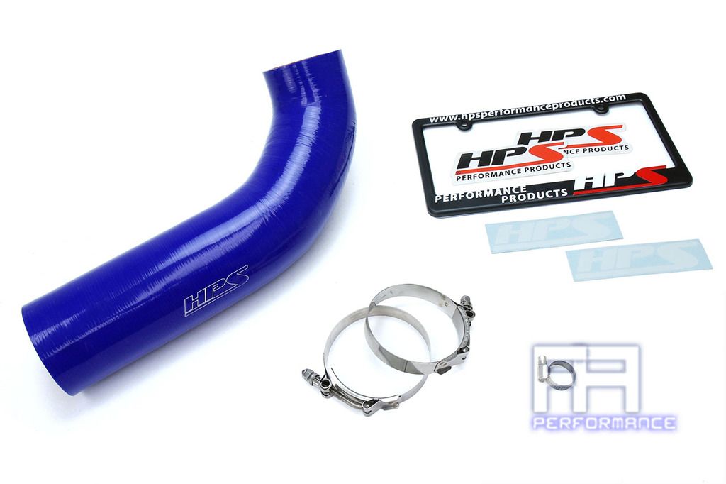 HPS Silicone Air Intake Hose For Jeep 12-17 Wrangler JK Unlimited 3.6L V6 Blue