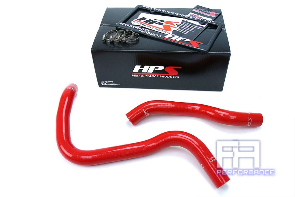 HPS Silicone Radiator Hose Kit For 07-08 TL Type-S 3.5L 04-08 TL 3.2L V6 Red