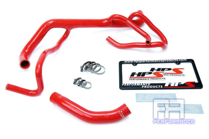 HPS Silicone Radiator Hose Kit For Chevy 16-17 Camaro SS Coupe 6.2L V8 Red