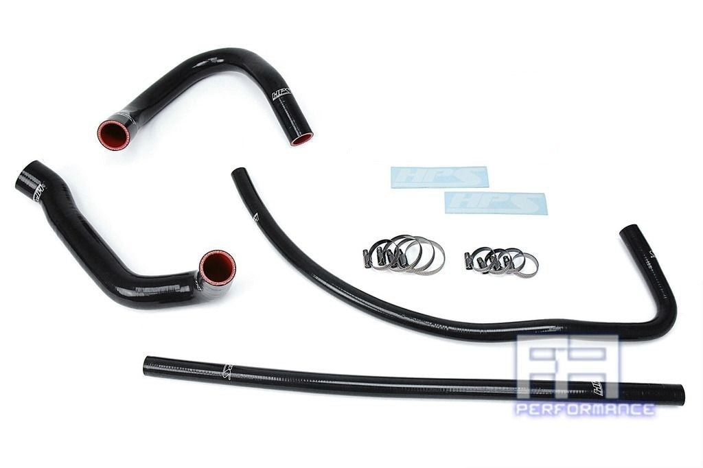 HPS Silicone Radiator+Heater Hose For Jeep 93-98 Grand Cherokee 4.0 I6 LHD Black