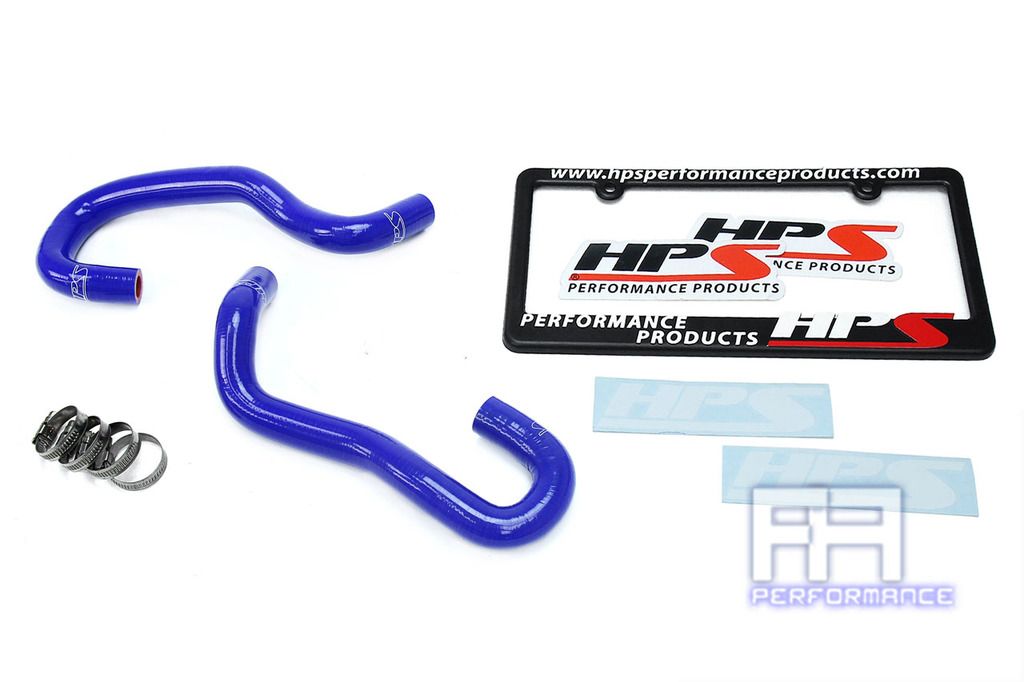 HPS Reinforced Silicone Heater Hose Kit For Toyota 07-10 Tundra 4.0L V6 Blue
