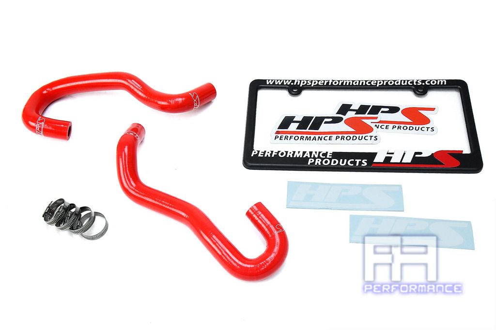 HPS Reinforced Silicone Heater Hose Kit For Toyota 07-10 Tundra 4.0L V6 Red