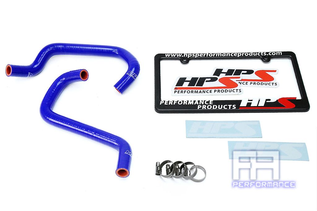 HPS Reinforced Silicone Heater Hose Kit For Toyota 11-14 Tundra 4.0L V6 Blue