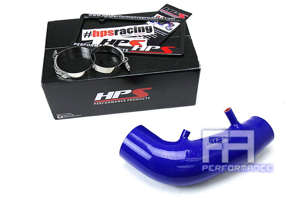 HPS Silicone Post MAF Air Intake Hose For Honda 06-09 S2000 AP2 2.2L F22 Blue