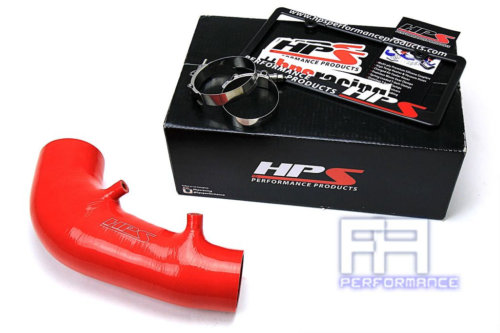 HPS Silicone Post MAF Air Intake Hose For Honda 06-09 S2000 AP2 2.2L F22 Red