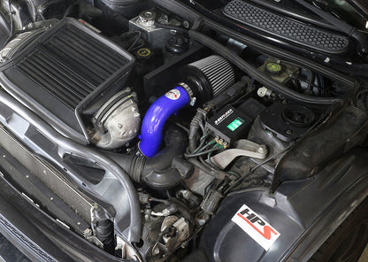 HPS Performance Air Intake Kit 2006 Mini Cooper S 1.6L Supercharged with Manual Trans.-Blue