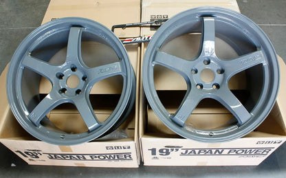 Rays 57CR Glossy Grey Wheel Rim 19x9.5 19x10.5 5x112 - GR Supra BMW Z4 G29