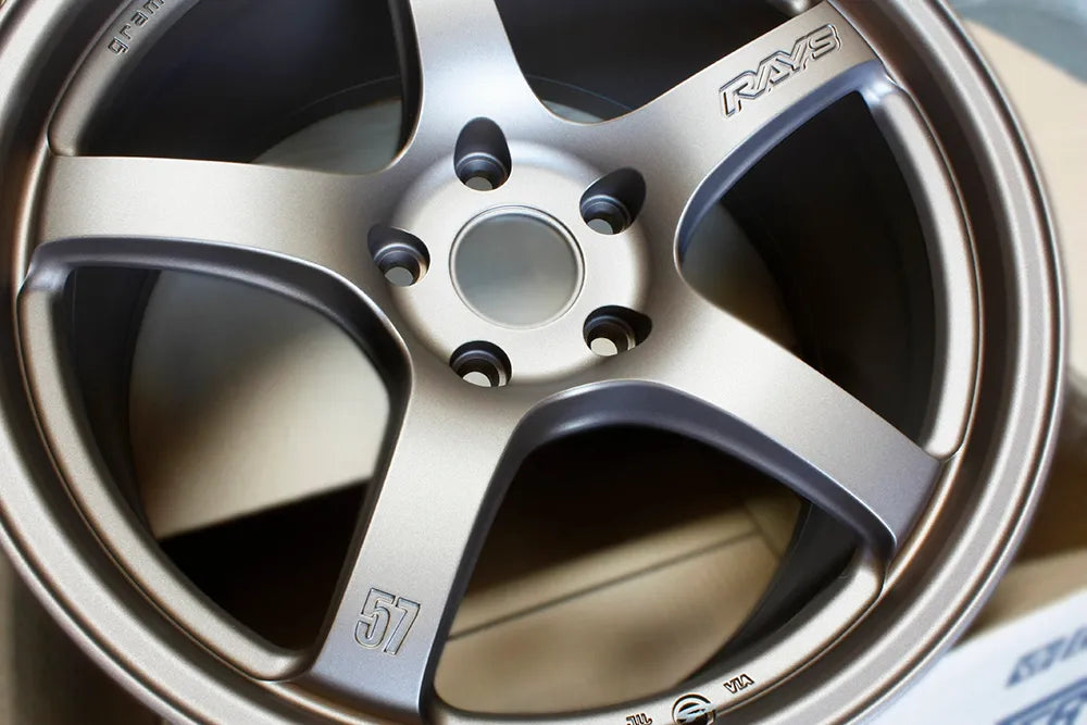 Rays Gram Lights 57CR Bronze 2 Wheel 18x9.5 +38 5x114 Tesla Model 3 Y