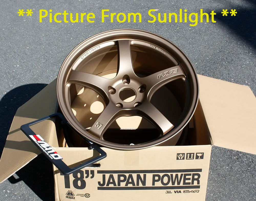Rays Gram Lights 57CR Bronze 2 Wheel 18x9.5 +38 5x114 Skyline GTR R32