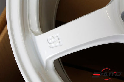 Rays 57CR Ceramic Pearl Wheel Rim 18" 18x9.5 +38 5x120 for Civic Type R FK8 CTR