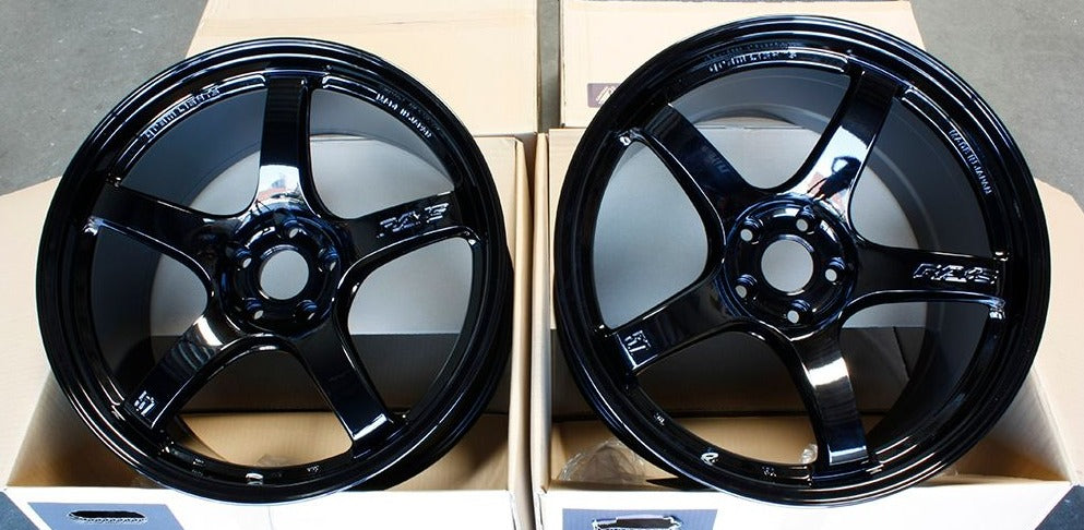 19" 19x9.5/10.5 5x112 Rays 57CR Glossy Black Wheel Rim  for GR Supra BMW Z4 G29