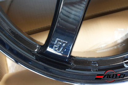 19x9.5/10.5 5x112 Rays 57CR Glossy Black Wheel Rim  for GR Supra BMW Z4 G29