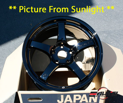 Rays Gram Lights 57CR Glossy Black Wheel 18x9.5 +38 5x120 Civic Type R FK8