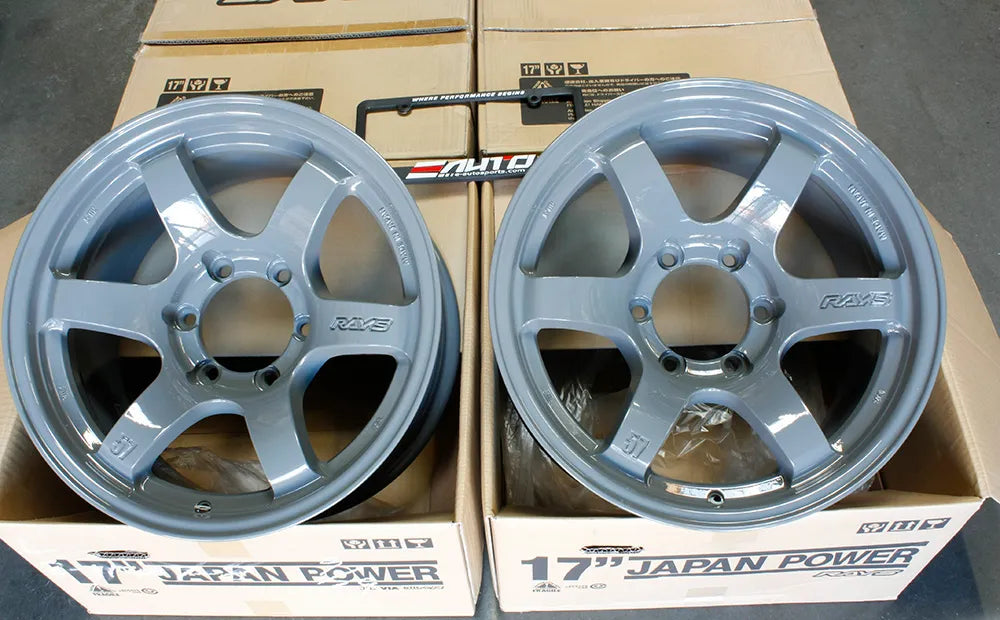 Rays 57DR-X Arms Gray Wheels 17x8.5 +0 6x139 Tacoma 4Runner FJ Cruiser