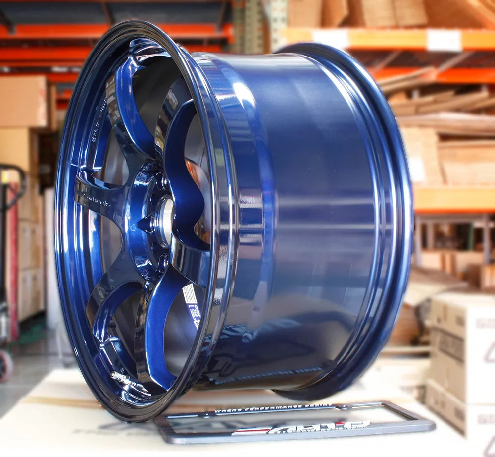 Rays Gram Lights 57DR Wheel 18x9.5 +38 5x114 Skyline GTR R32 Eternal Blue Pearl