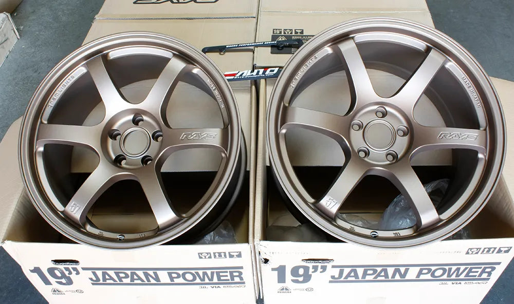Rays 57DR Bronze Wheels 19x9.5/10.5 5x112 Set of 4