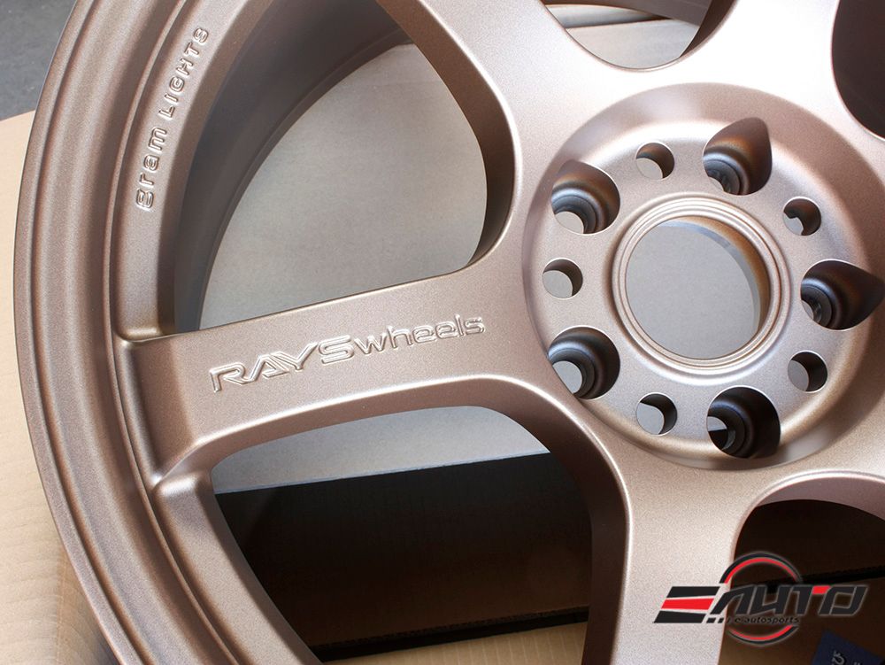 Rays Gramlights 57DR Bronze 2 Wheel 18x9.5 +38 5x114 IS250 IS300 IS350 RC300