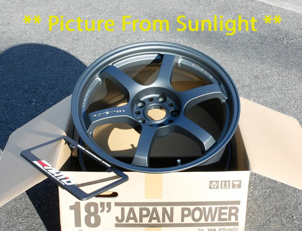 Rays Gram Lights 57DR GunBlue 2 Wheel 18x8.5 +37 Elantra GT Veloster N Kona