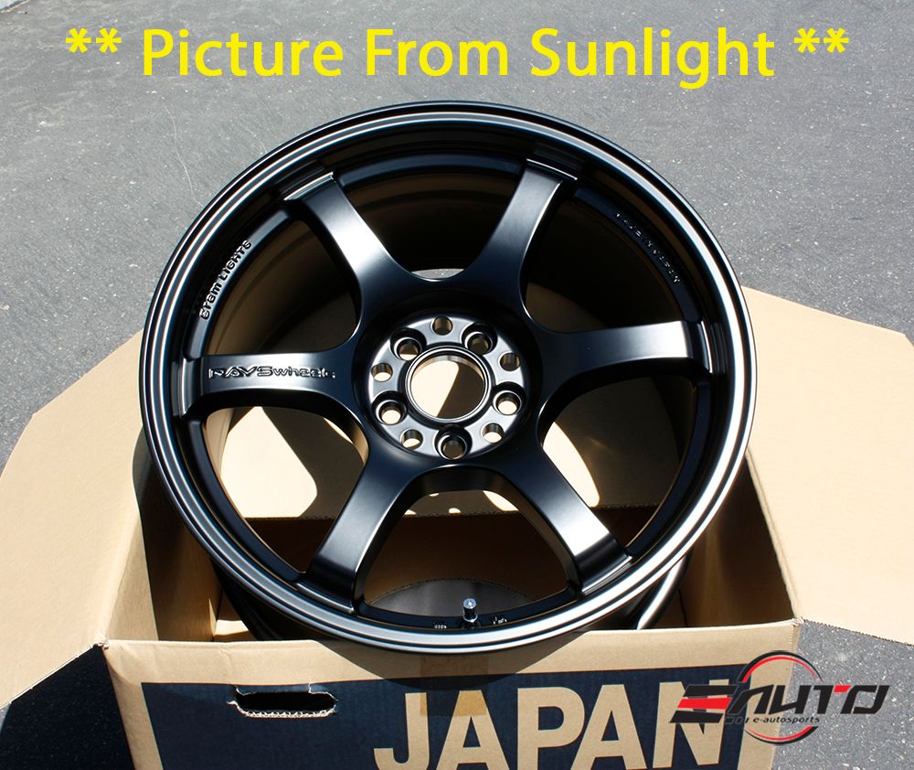 Rays Gram lights 57DR Semi Gloss Black Wheel Rim 17" 17x9 +38 5x100 *19.5 lbs*