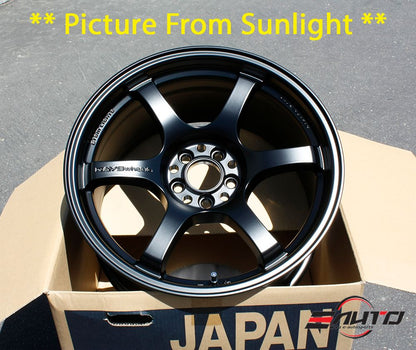 Rays Gram lights 57DR Semi Gloss Black Wheel Rim 17" 17x9 +38 5x100 *19.5 lbs*
