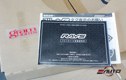 Rays 57DR Semi Gloss Black Wheels 18" 18x9.5 +38 5x114 Subaru WRX STi Legacy