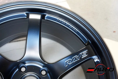 Rays 57DR Semi Gloss Black Wheel 19x9.5 19x10.5 5x120 Set of 4