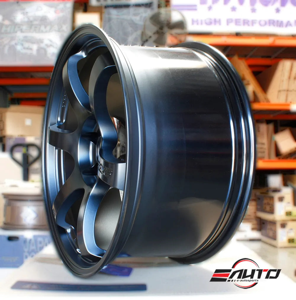 Rays 57DR Semi Gloss Black Wheel 19x9.5 19x10.5 5x120 Tesla Model S