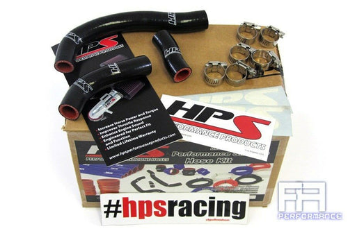 HPS Silicone Radiator Coolant Hose Kit For 08-09 KTM 450 505 SX-F/XC-F - Black