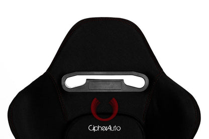 Cipher Auto Reclinable Black Cloth Racing Seats CPA1019 - Pair