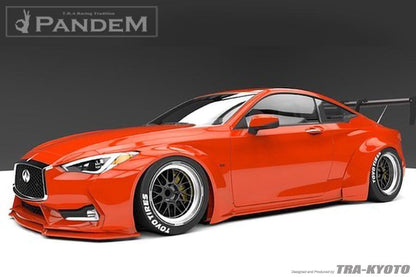 Pandem Aero 2016+ Infiniti Q60 (CV37)  "Shibata R31 House" Widebody Aero Kit
