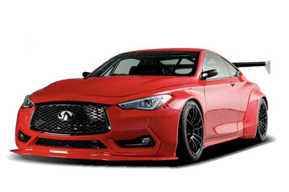 Pandem Aero 2016+ Infiniti Q60 (CV37)  "Shibata R31 House" Widebody Aero Kit