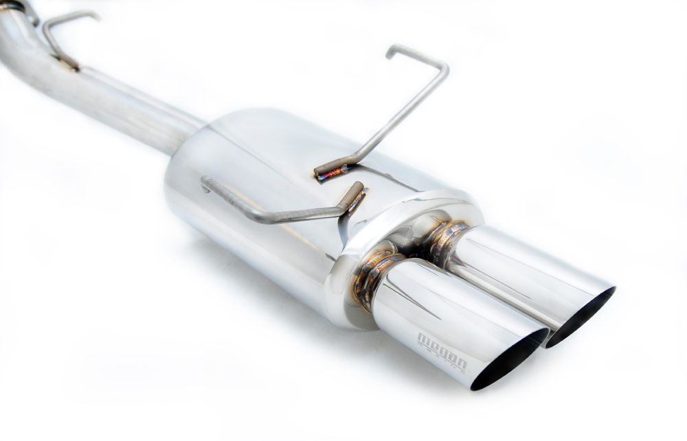 MEGAN 3" Dual Stainless Tips Axle Back Exhaust Muffler for Sentra SE-R 02-03 B15
