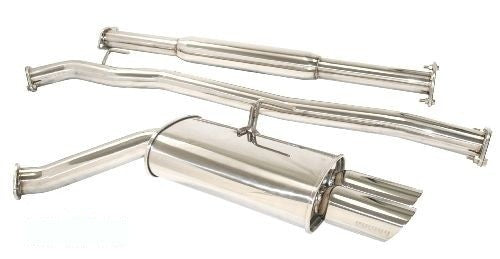 MEGAN 2.5" Dual Stainless Tip Catback for Altima 4Cyl 02-06 L31 w/ Silencer