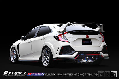Tomei Expreme-ti Titanium Exhaust Civic Type-R FK8 (Type-D Style)