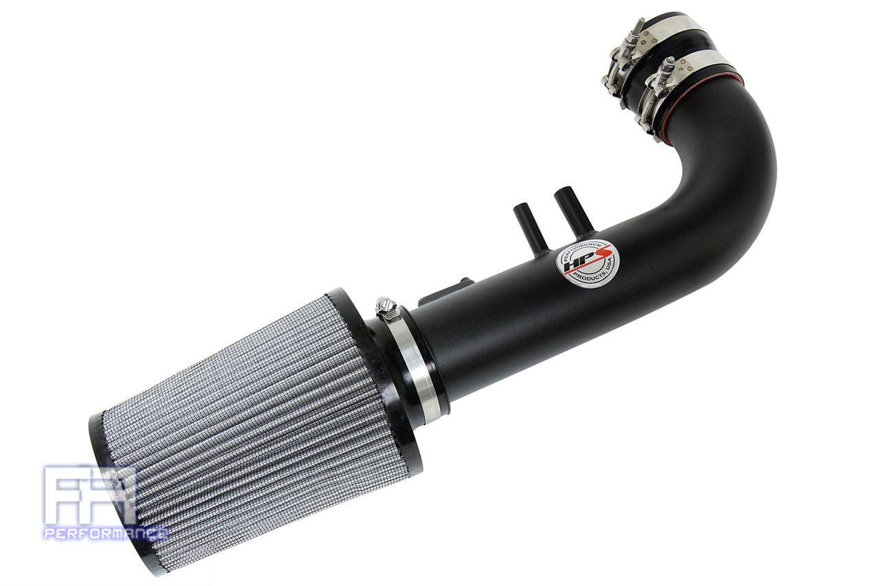 HPS Shortram Air Intake Filter Kit For 01-05 Lexus GS430 4.3L V8 Black Pipe