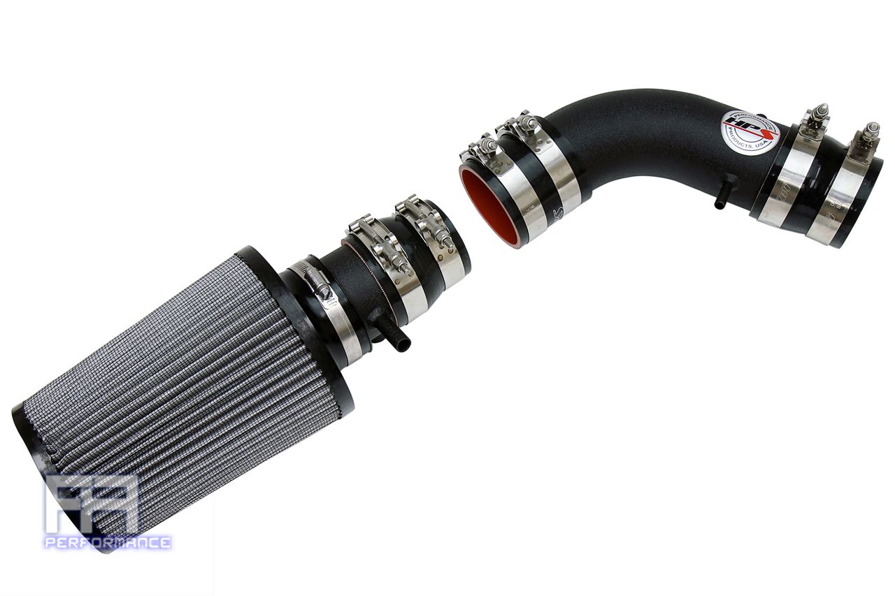 HPS Shortram Air Intake Filter Kit For 96-98 4Runner Tacoma 3.4L V6 Black Pipe