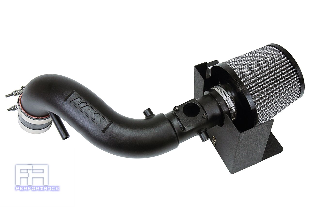 HPS Air Intake Filter Kit with Heat Shield For 05-06 Scion tC 2.4L Black Pipe