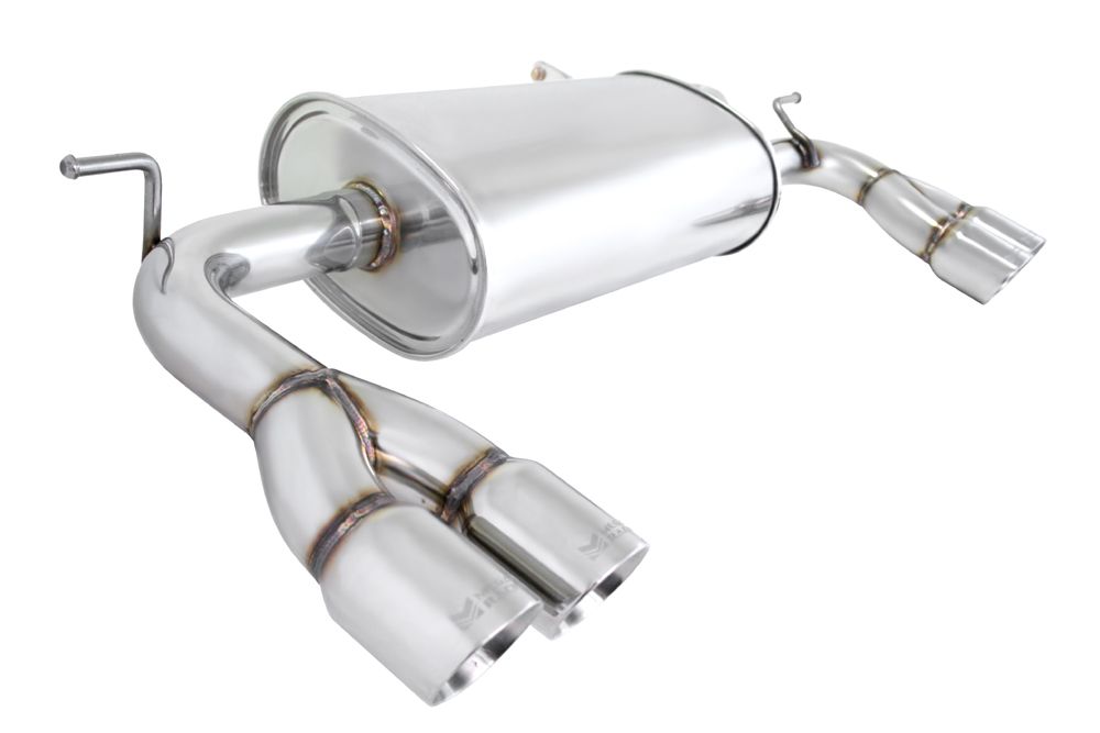 MEGAN 3" Stainless Roll Tips Axle Back Axleback Exhaust for Genesis Coupe 10-12