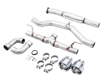 AWE BRZ GR86 GT86 Track Edition Cat-Back Exhaust- Chrome Silver Tips